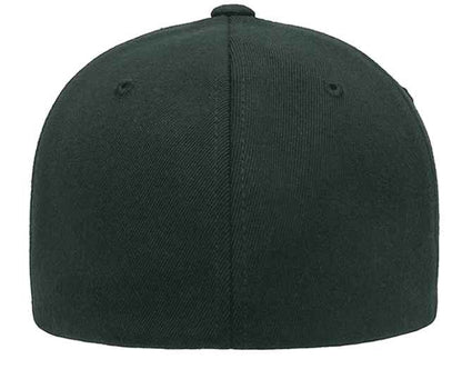 Moove Headwear dark green baseball cap with Smokey Bear logo, adjustable strap, durable fabric.