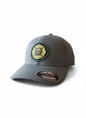 Moove Headwear grey baseball cap with official Smokey Bear US Forest Service patch. Adjustable fit.