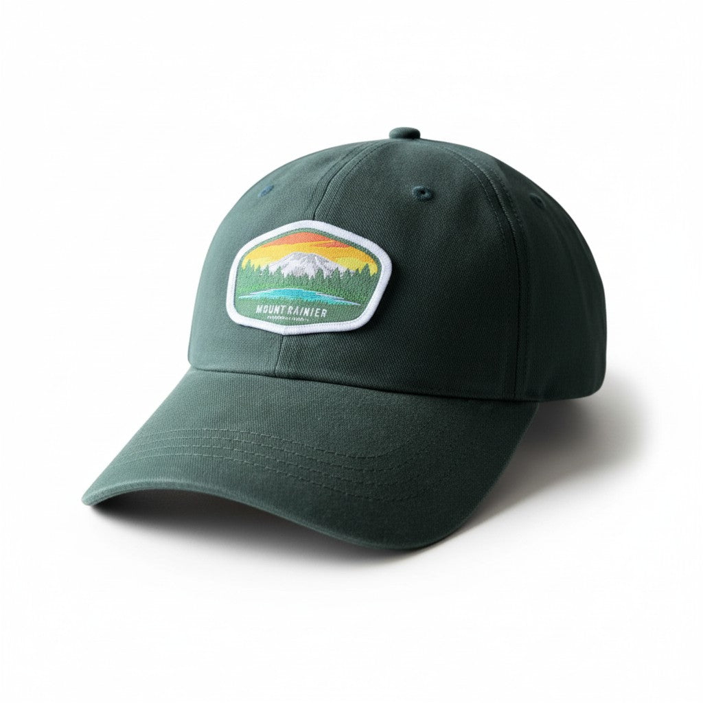 Mount Rainier National Park Baseball Cap Embroidered Dad Hat