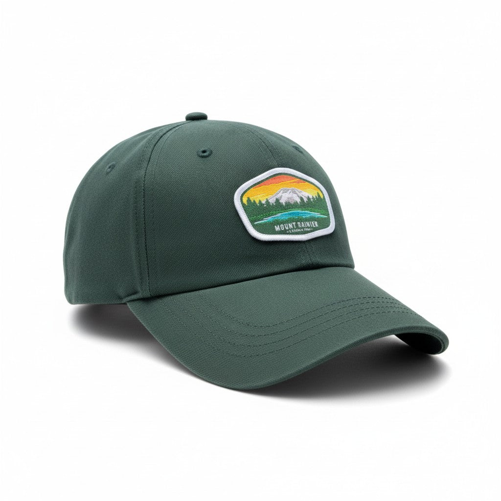 Mount Rainier National Park Baseball Cap Embroidered Dad Hat