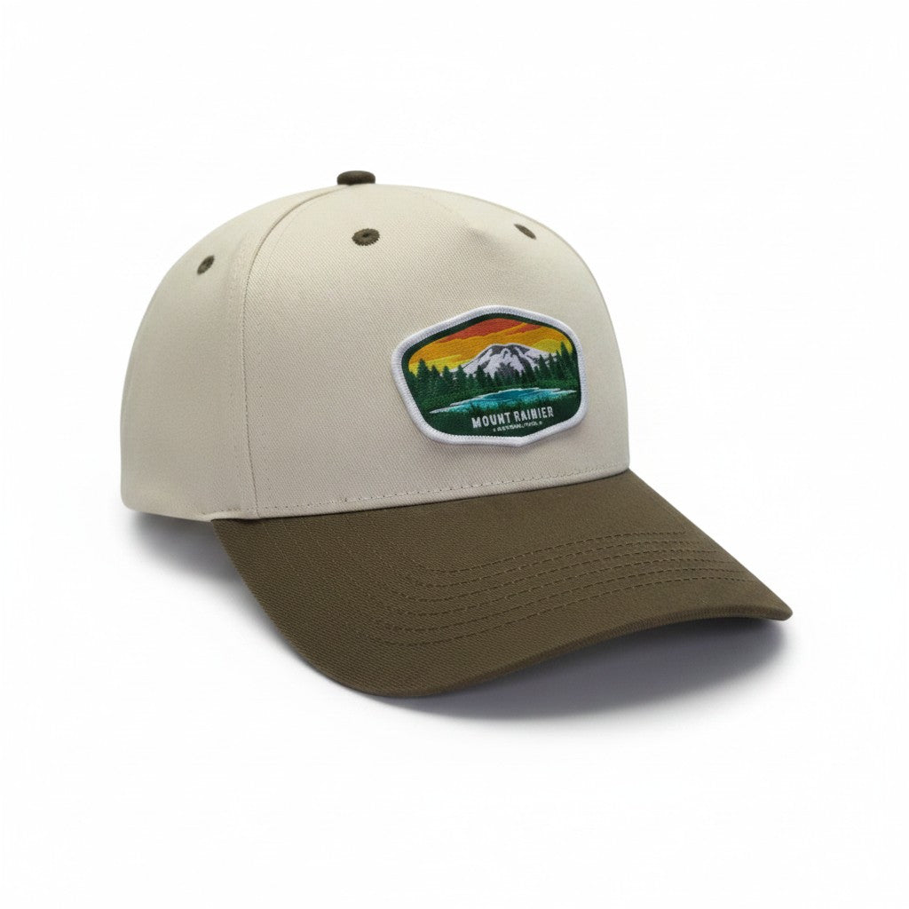 Mount Rainier Scenic Horizon Two-Tone Baseball Cap