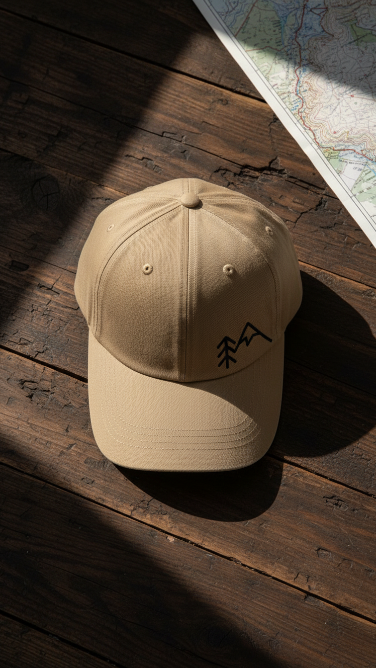 Mountain Nature Hiking Baseball Cap - Outdoor Adventure Hat