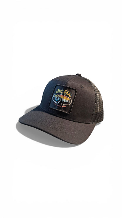 Mountain Biking Hat | Vintage Patch Trucker Cap | Off-Road Cycling Snapback