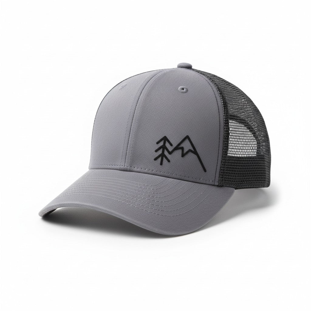 Mountain Trucker Hat | Adventure Snapback Cap