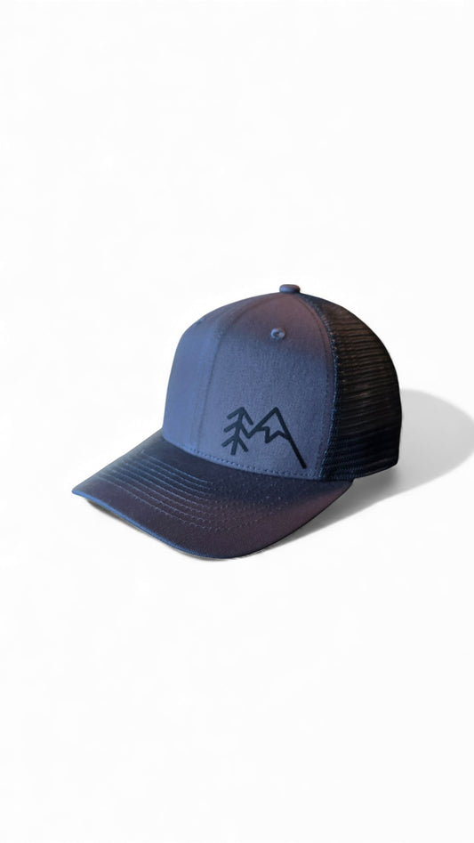 Mountiann Adventure Trucker Hat - Unisex Snapback Cap