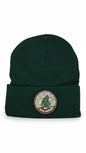 Sasquatch Heritage Patch Beanie | PNW Bigfoot Knit Cap