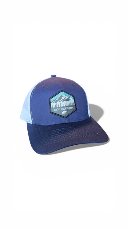 Pacific Northwest Trucker Hat Patch PNW Cap Hiking Camping Outdoor Apparel