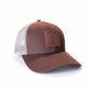 PNW Pine Leather Patch Trucker Hat - Mesh Back Snapback