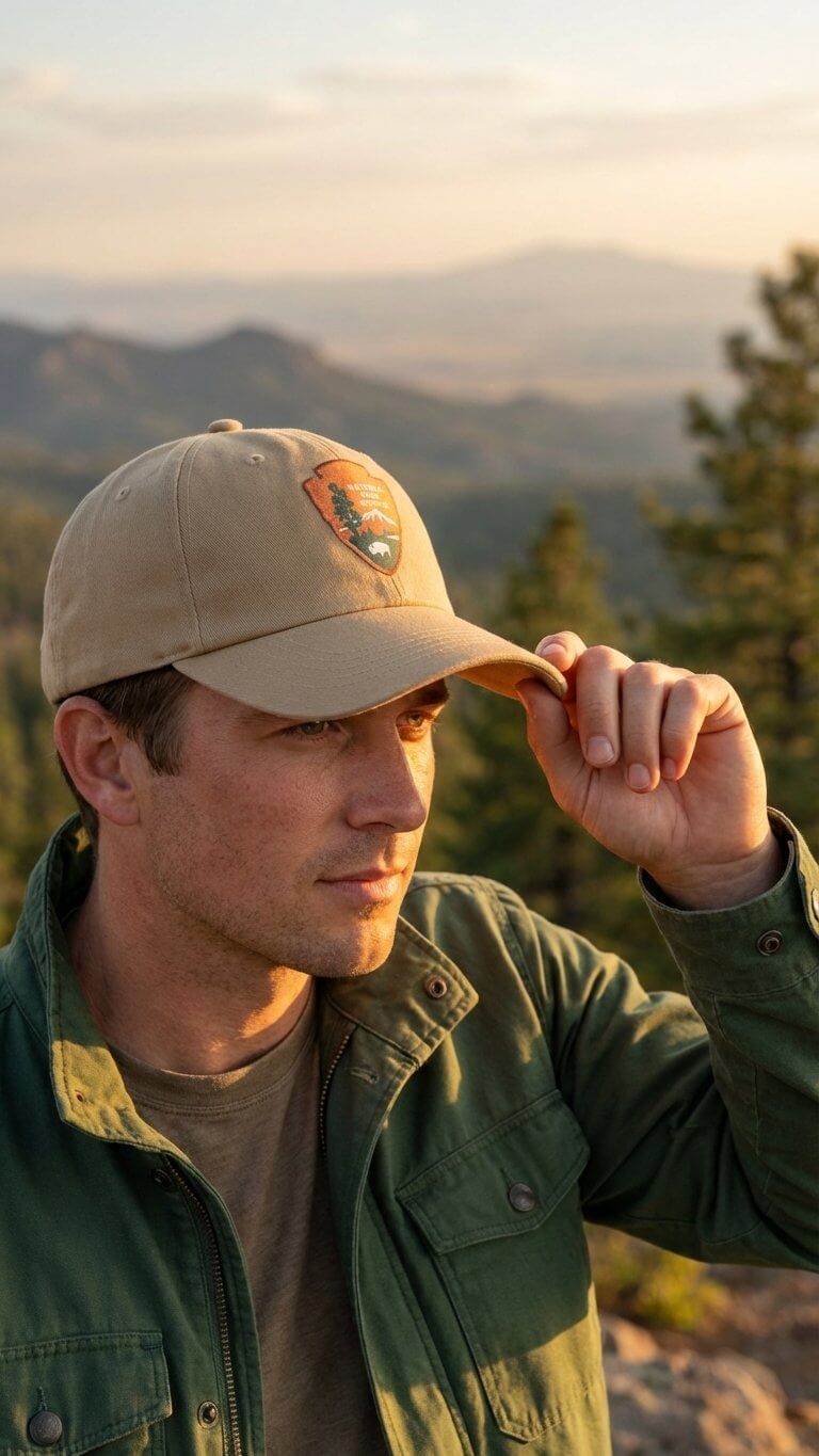 National Park Service Ranger Heritage Cap - Khaki Grey