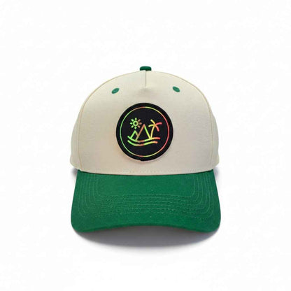 Retro Beach Neon Palms Two Tone Hat