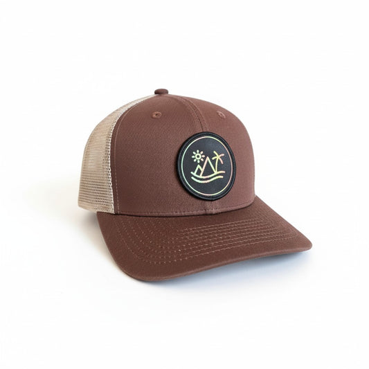 Retro Snapback Hat | Mens Adventure Trucker Cap