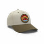 Retro Mountain Sunset Circular Patch Hat