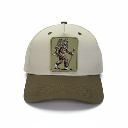 Sasquatch Hiking Patch Hat - Two-Tone Backpacking Cap