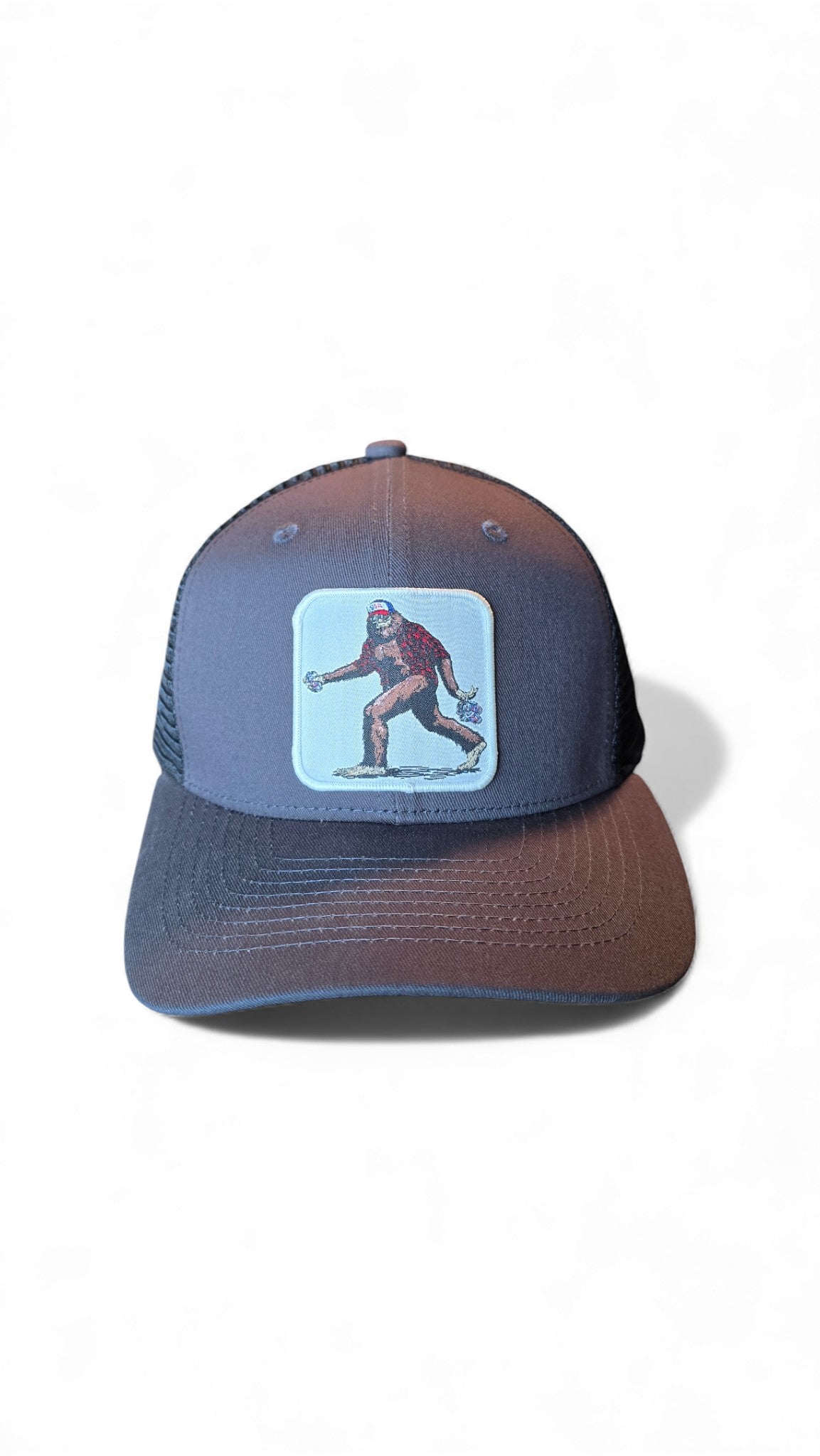 Sasquatch Trucker Hat - Stylish and Durable Headwear for Outdoor Adventures
