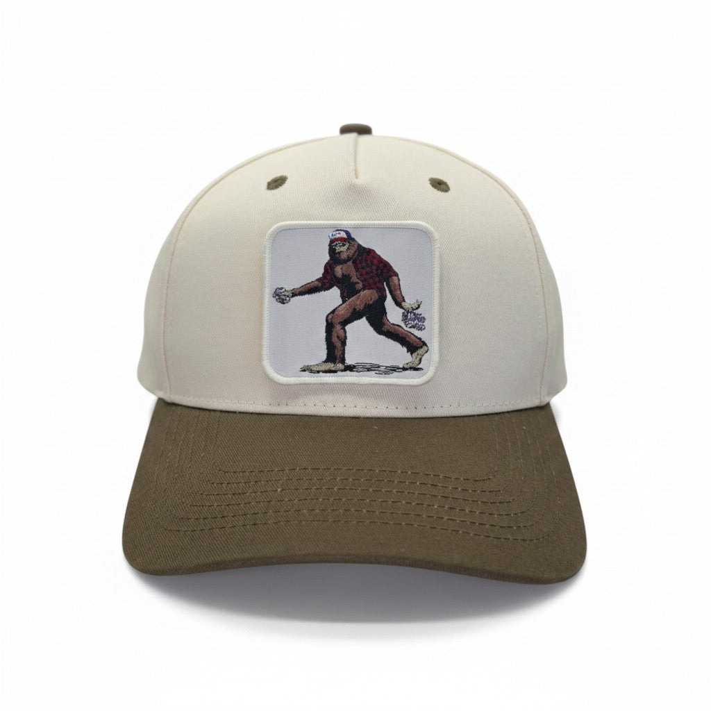 Sasquatch Flannel Patch Two-Tone Trucker Hat