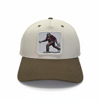 Sasquatch Flannel Patch Two-Tone Trucker Hat
