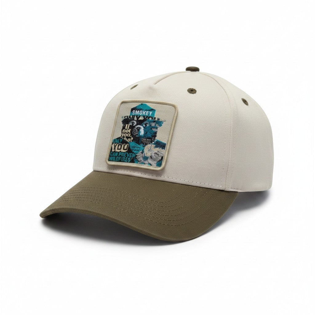 Smokey Bear Retro Two-Tone Hat - Wildfire Prevention Cap