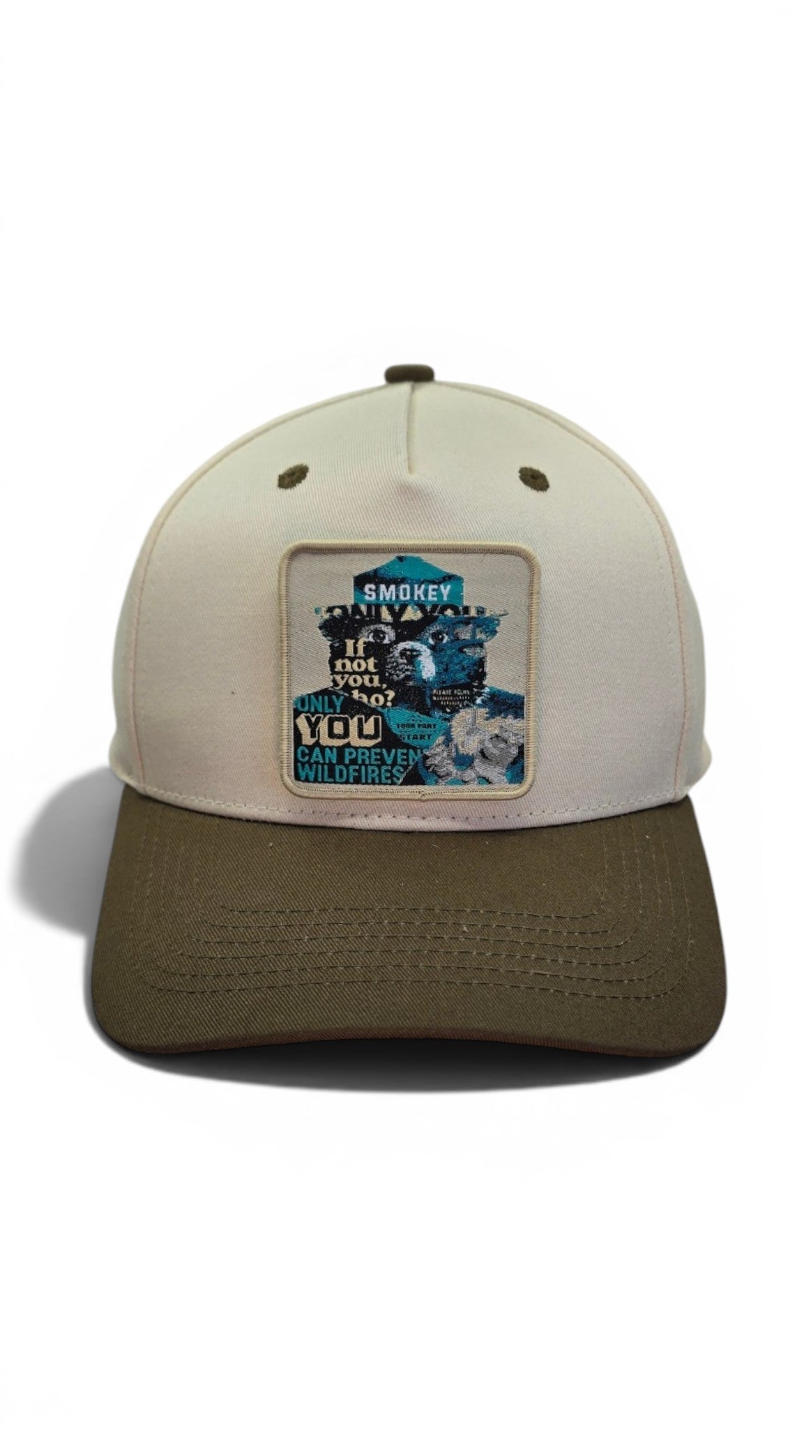 Smokey Bear Retro Two-Tone Hat - Wildfire Prevention Cap