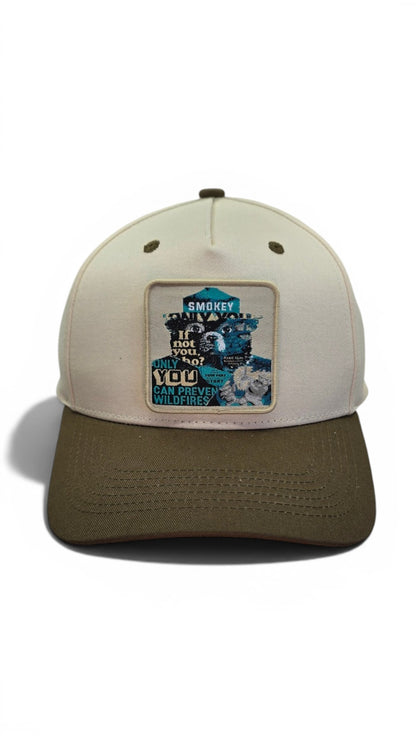 Smokey Bear Retro Two-Tone Hat - Wildfire Prevention Cap