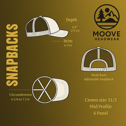 Desert Palm Snapback Hat | Adventure Trucker Cap