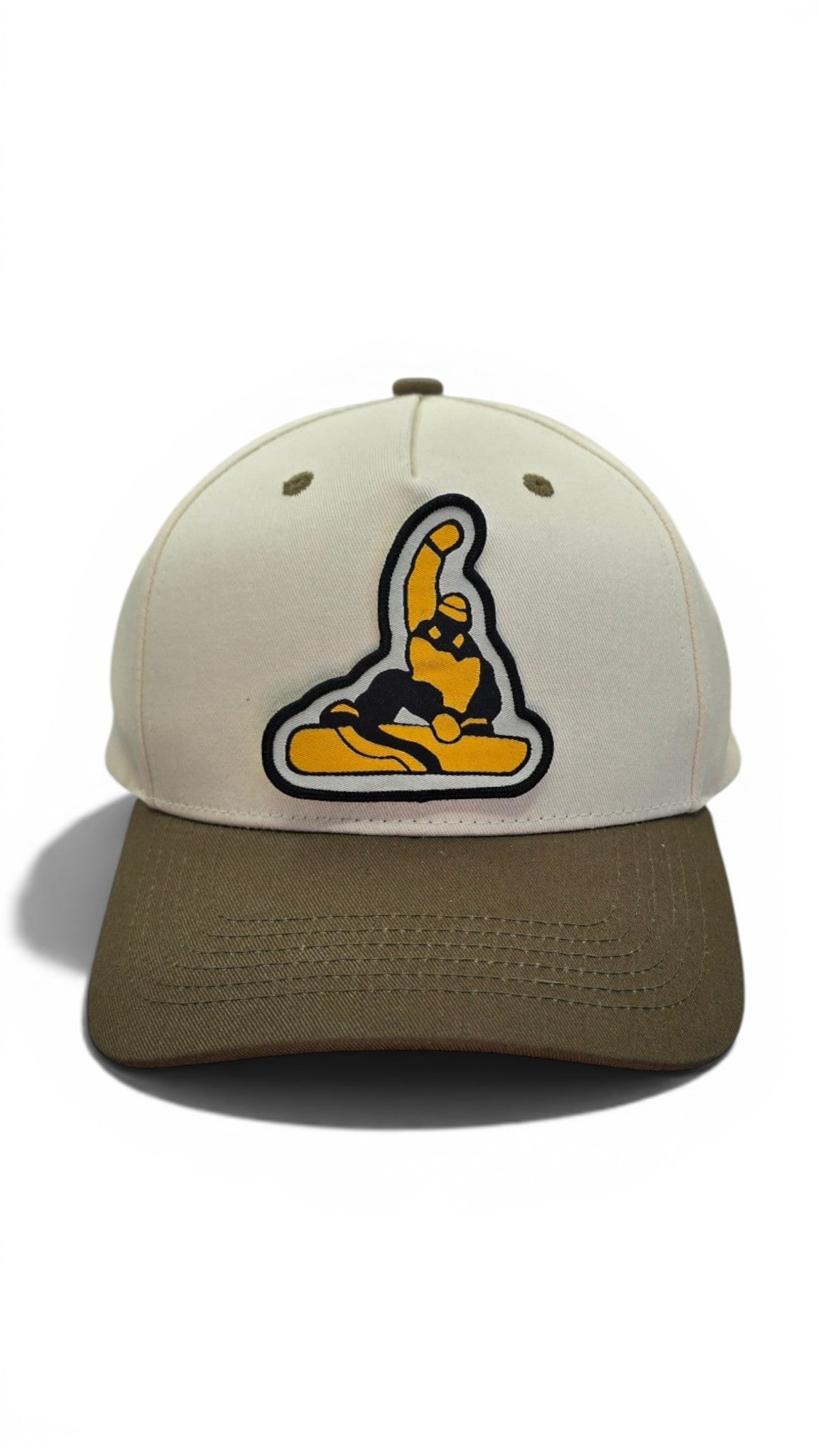 Retro Snowboarder Two-Tone Trucker Hat