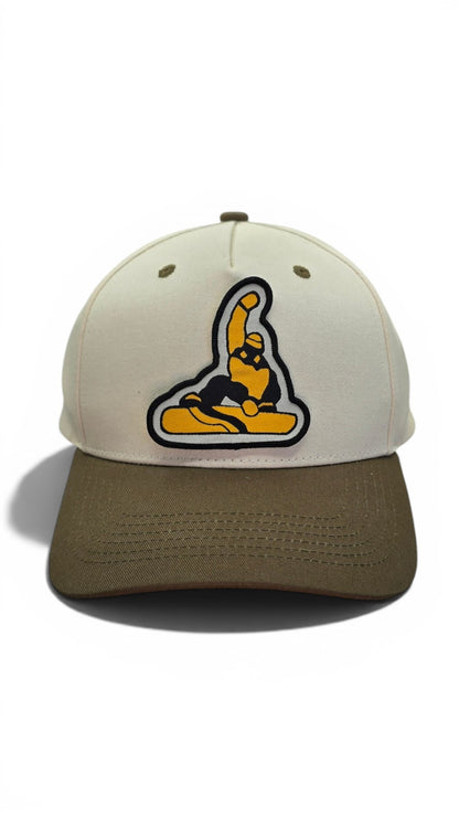 Retro Snowboarder Two-Tone Trucker Hat