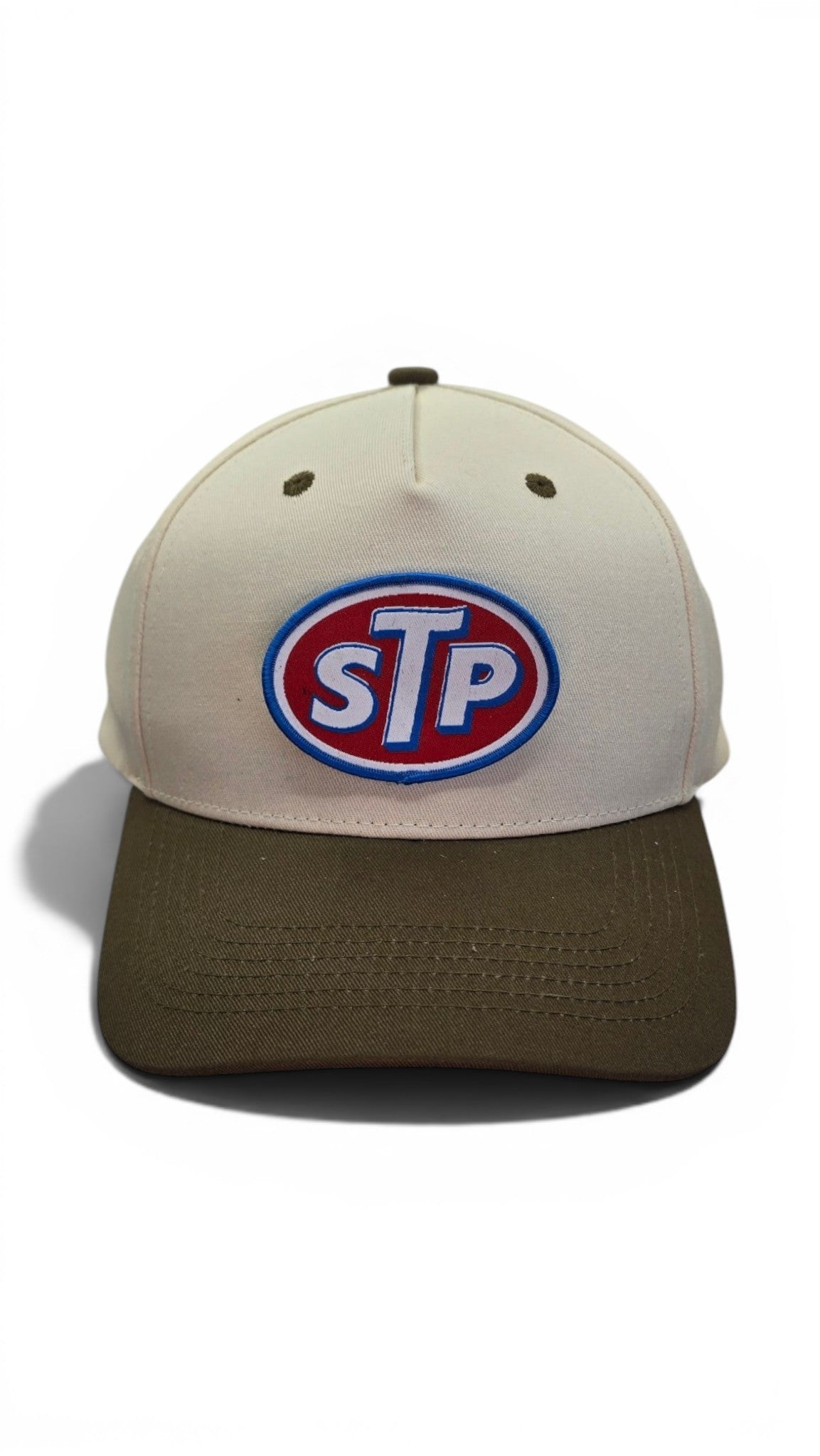 Vintage STP Racing Two-Tone Embroidered Baseball Hat