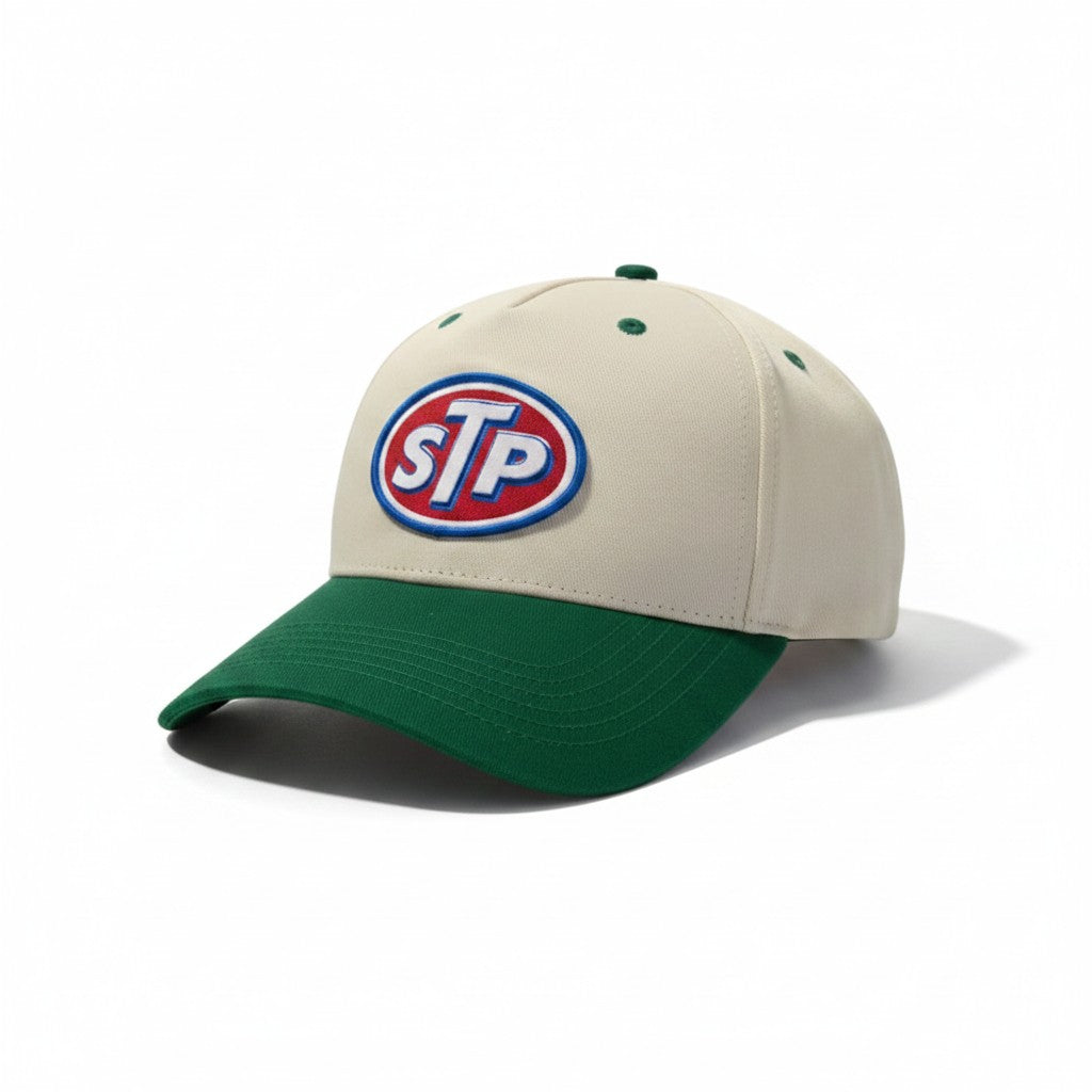 Vintage STP Racing Two-Tone Embroidered Baseball Hat