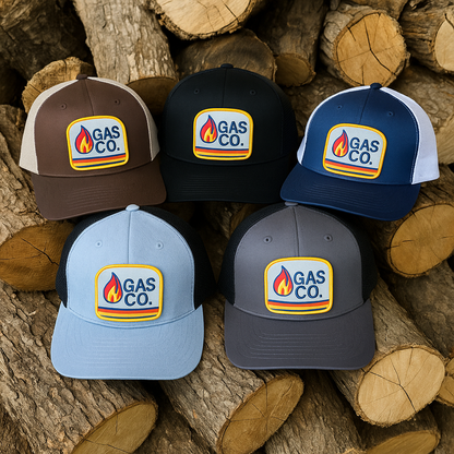 Retro Gas Co. Patch Trucker Hat – 5 Color Options