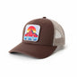 Retro Desert Sunset Trucker Hat - Cactus Mountain Snapback