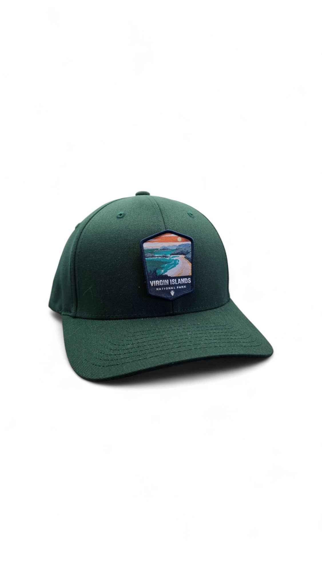 Virgin Islands Hat – Black Fitted Cap with Island Patch