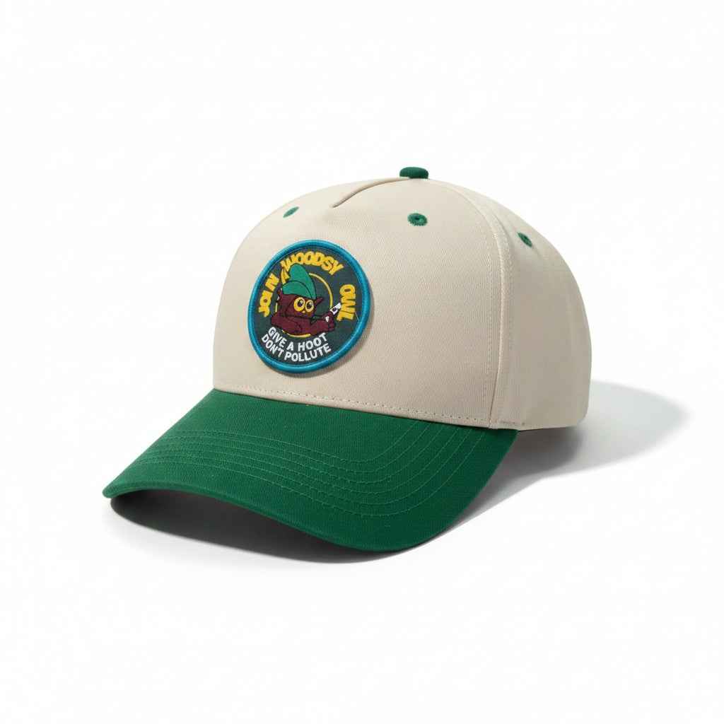 Woodsy Owl Give a Hoot Retro Two Tone Hat