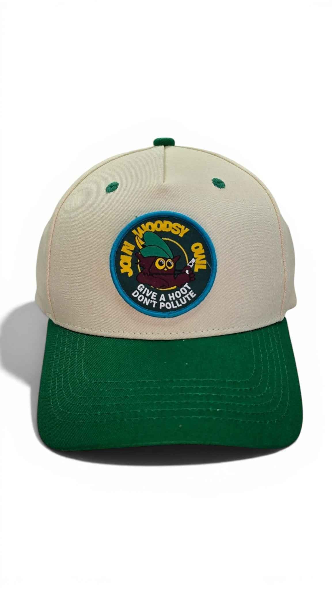 Woodsy Owl Give a Hoot Retro Two Tone Hat