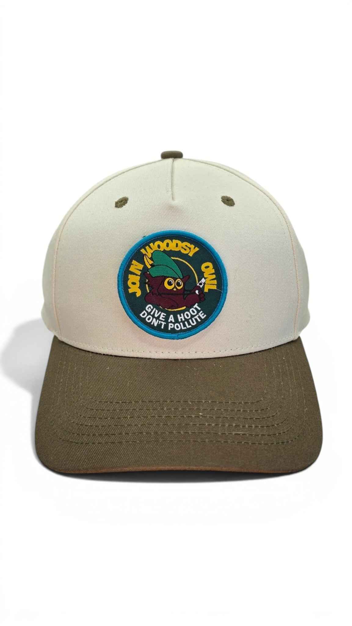 Woodsy Owl Give a Hoot Retro Two Tone Hat