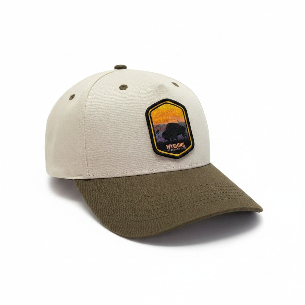 Wyoming Bison Sunset Horizon Two-Tone Cap