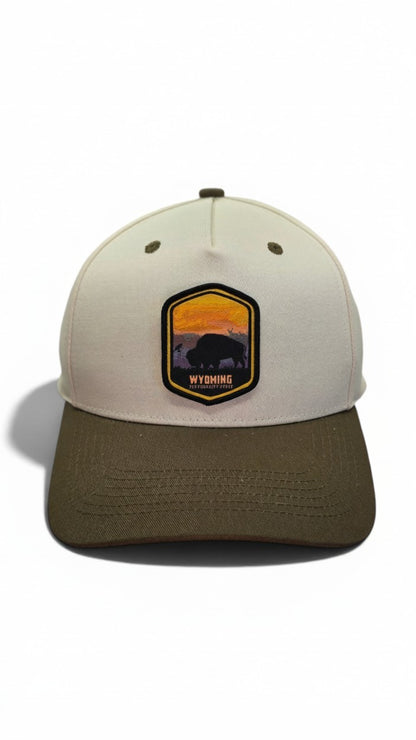 Wyoming Bison Sunset Horizon Two-Tone Cap