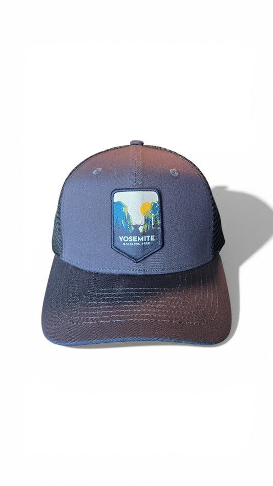 Yosemite Trucker Hat | California National Park Hat | Hiking & Camping Cap