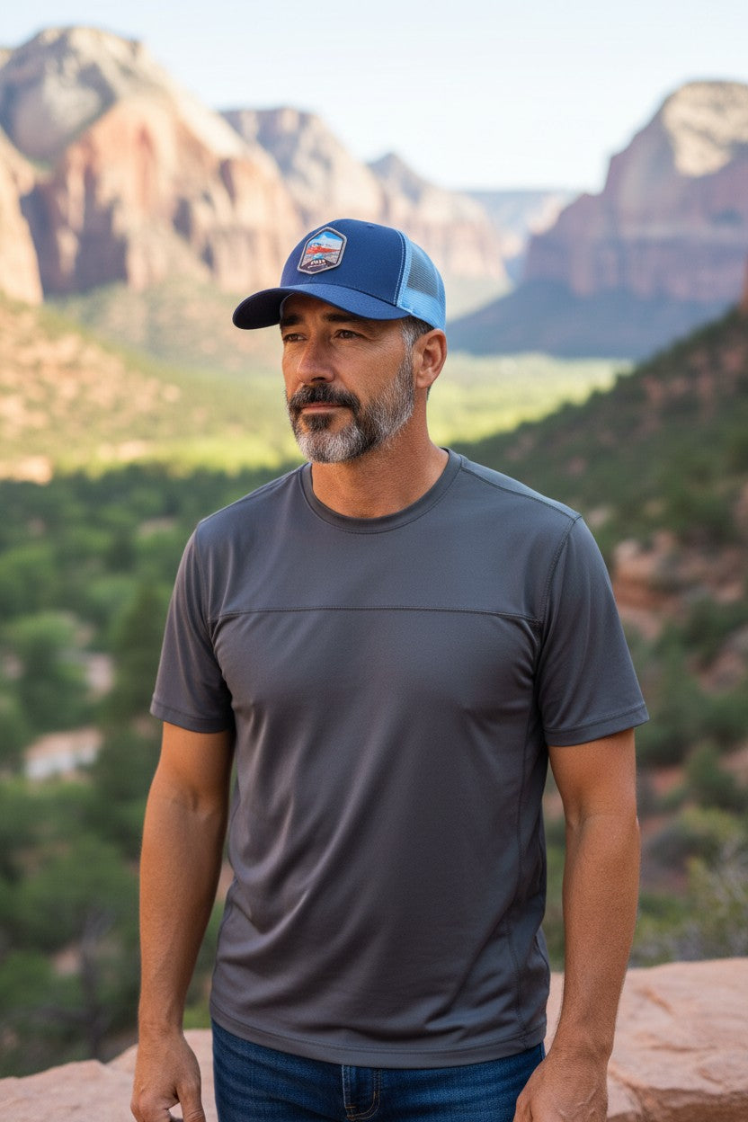 Zion National Park Trucker Hat - Stylish Zion National Park Hat for Outdoor Adventures