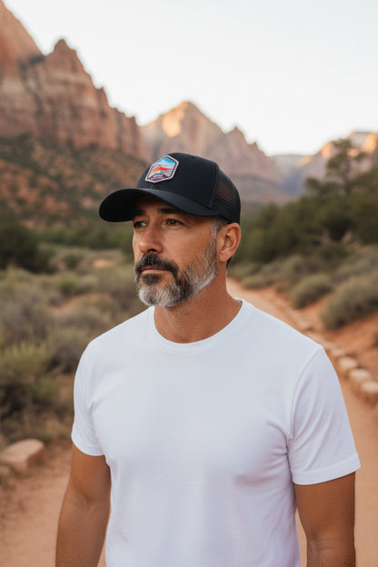 Zion National Park Trucker Hat - Stylish Zion National Park Hat for Outdoor Adventures