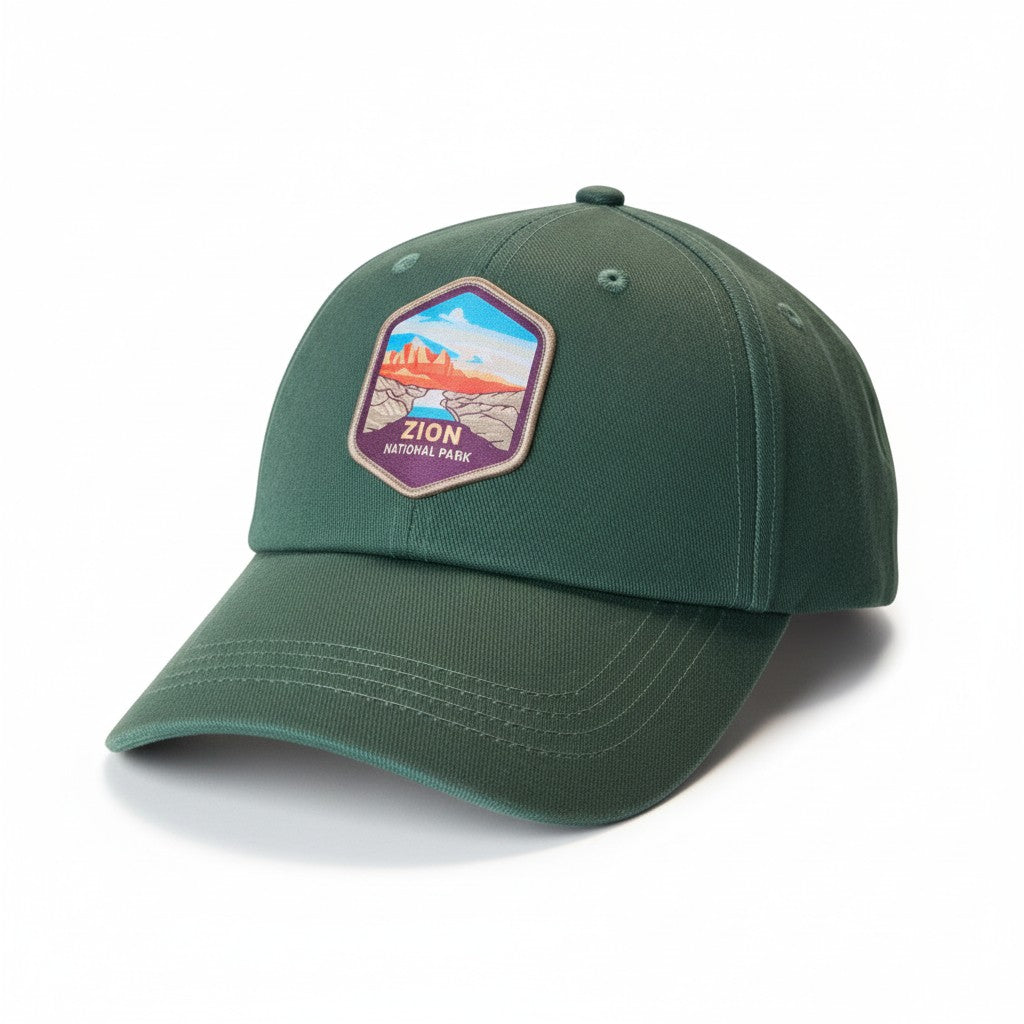 Zion National Park Embroidered Baseball Hat - Utah Souvenir