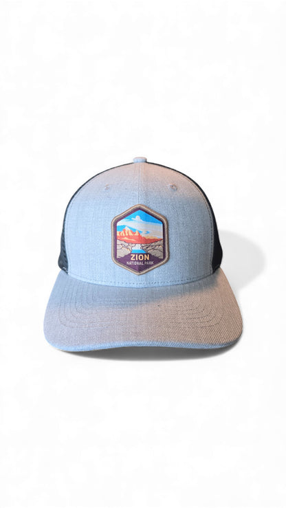 Zion National Park Trucker Hat - Stylish Zion National Park Hat for Outdoor Adventures